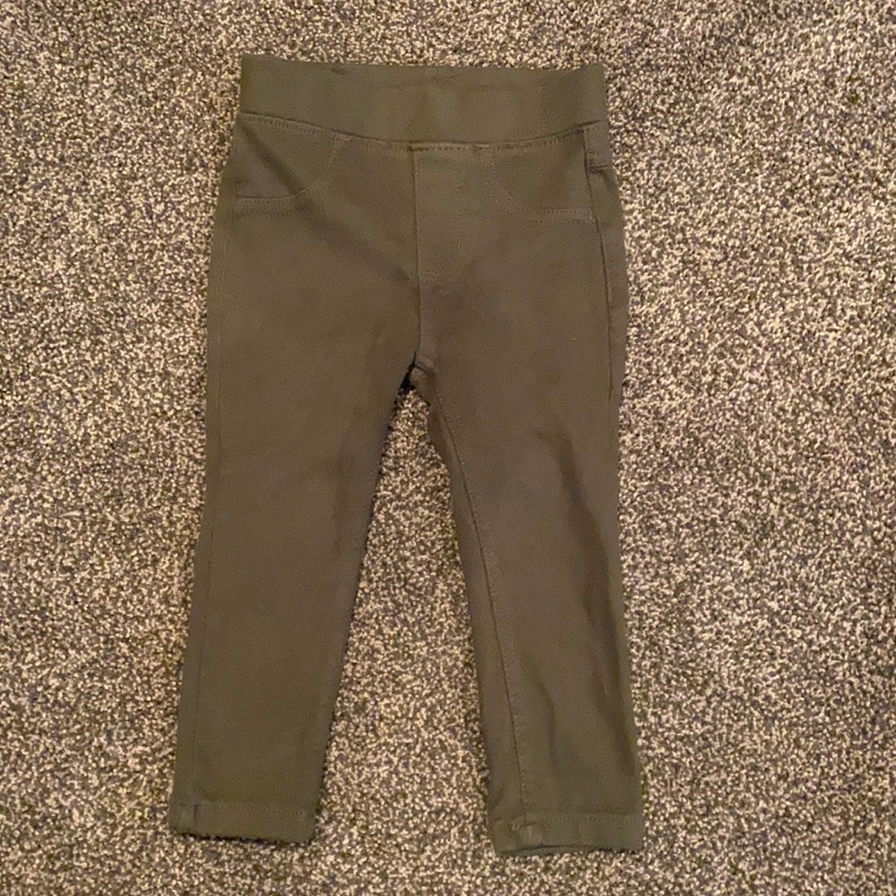18M Army green Garanimals pants